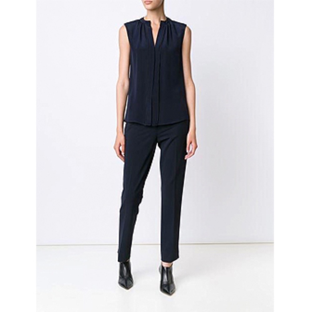 Derek Lam Kara Silk Sleeveless Blouse - Picture 4 of 6